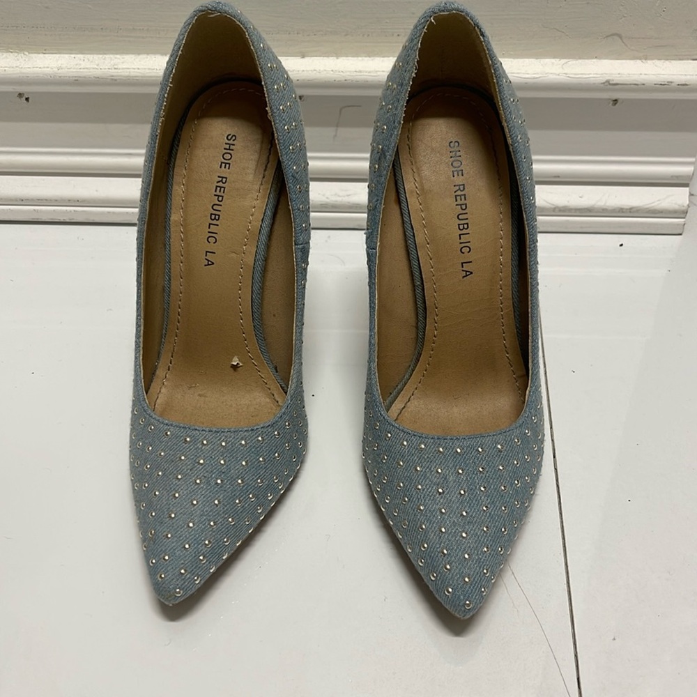 Denim Heels